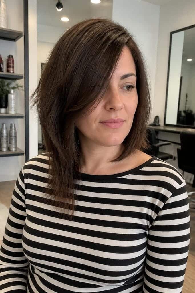 Asymmetrical Layered Cut hairstyle