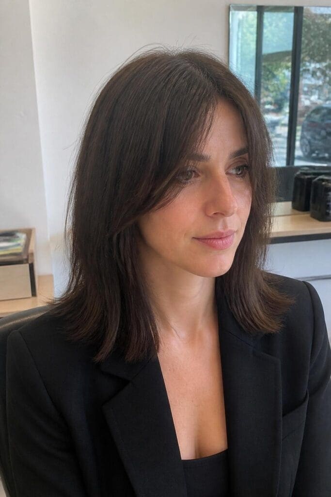 Wispy Layers with Blunt Ends hairstyle