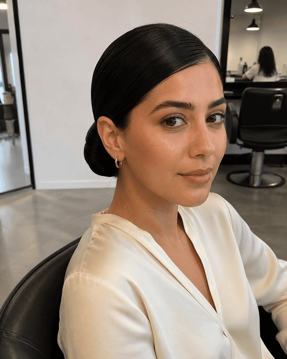 The Classic Low Sleek Bun hairstyle