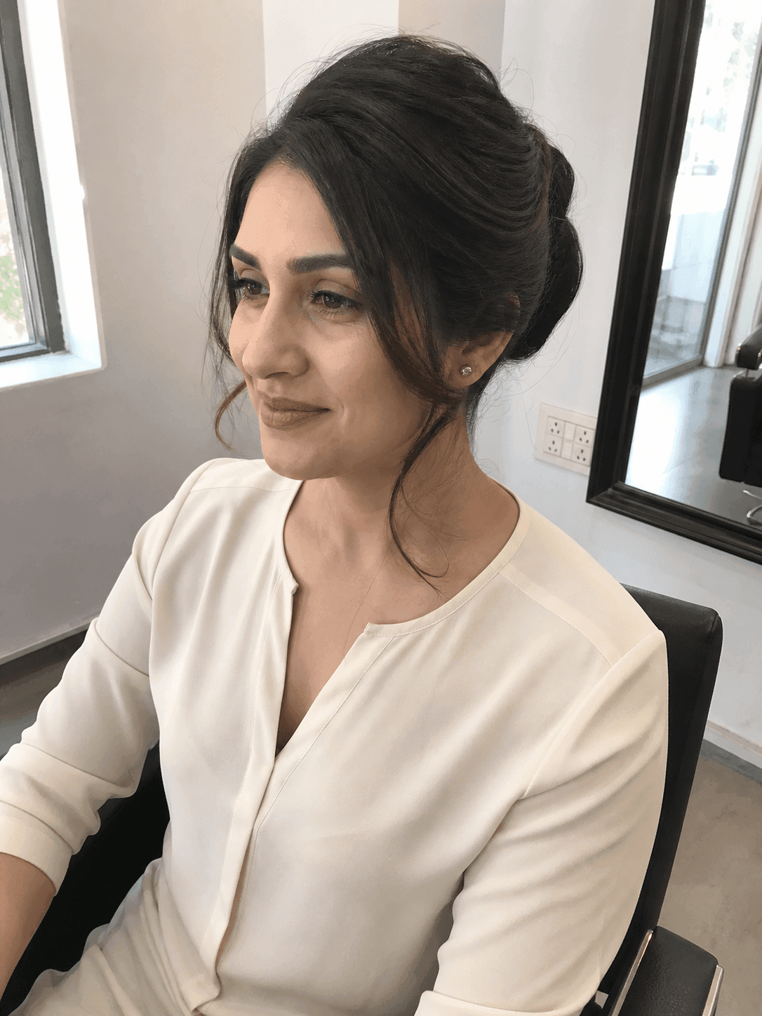 Faux French Twist Bun hairstyle