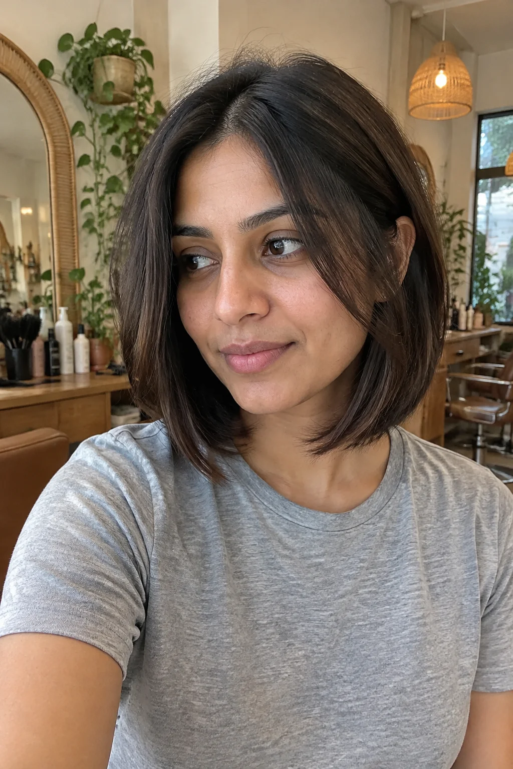 Face-Framing Layered Bob with Long Pieces hairstyle