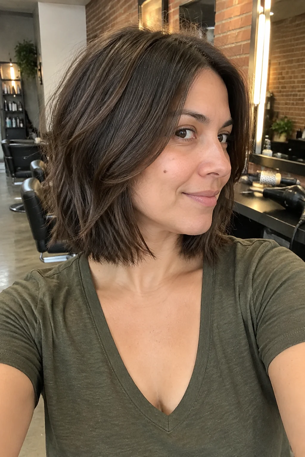 Shag-Lite Layered Bob hairstyle