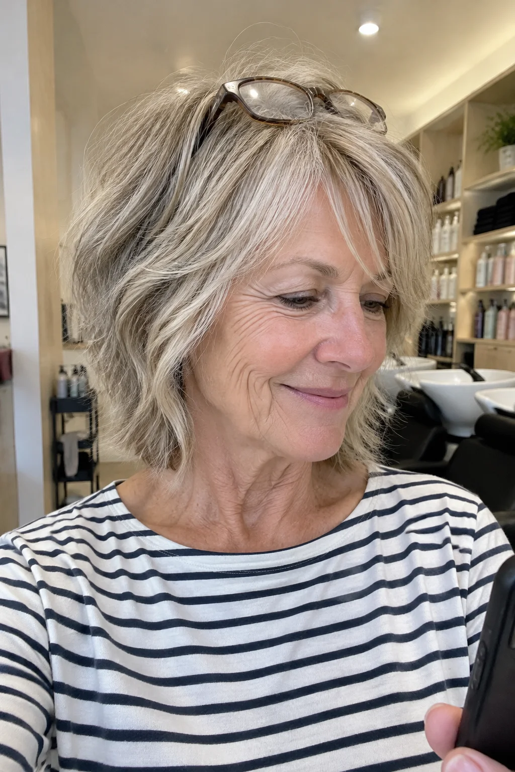 Textured Shag with Face-Framing Layers hairstyle