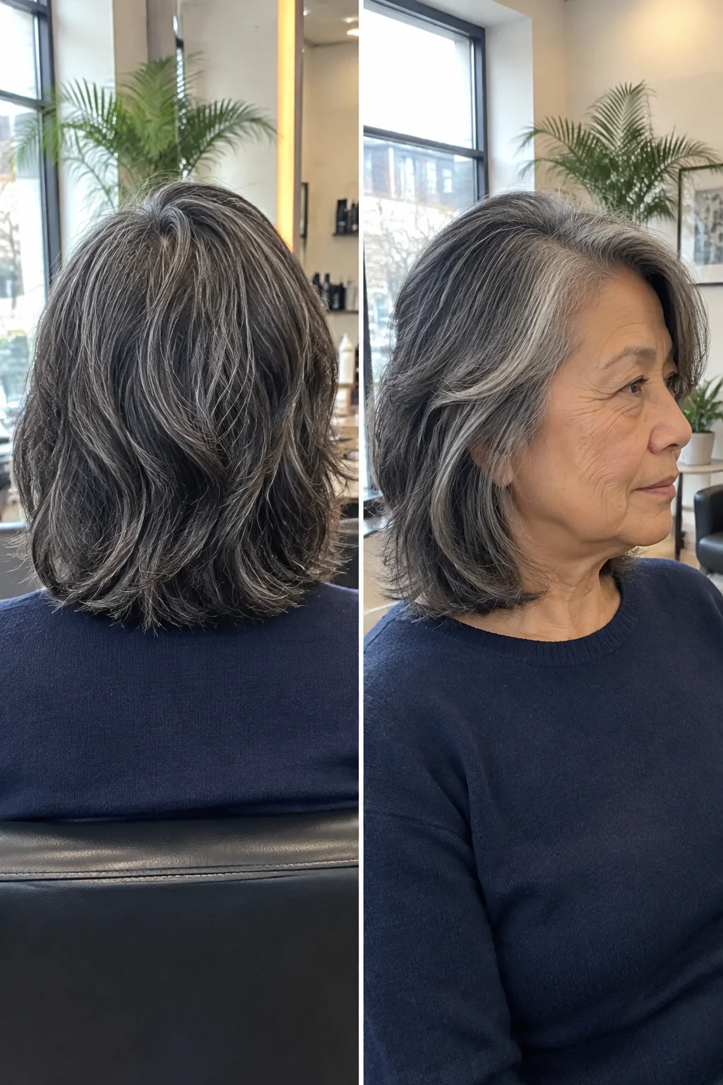 Textured Shoulder-Length Layers hairstyle